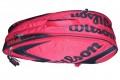 Wilson 维尔胜WRZ800200 RD BK（红色）网球包6只装